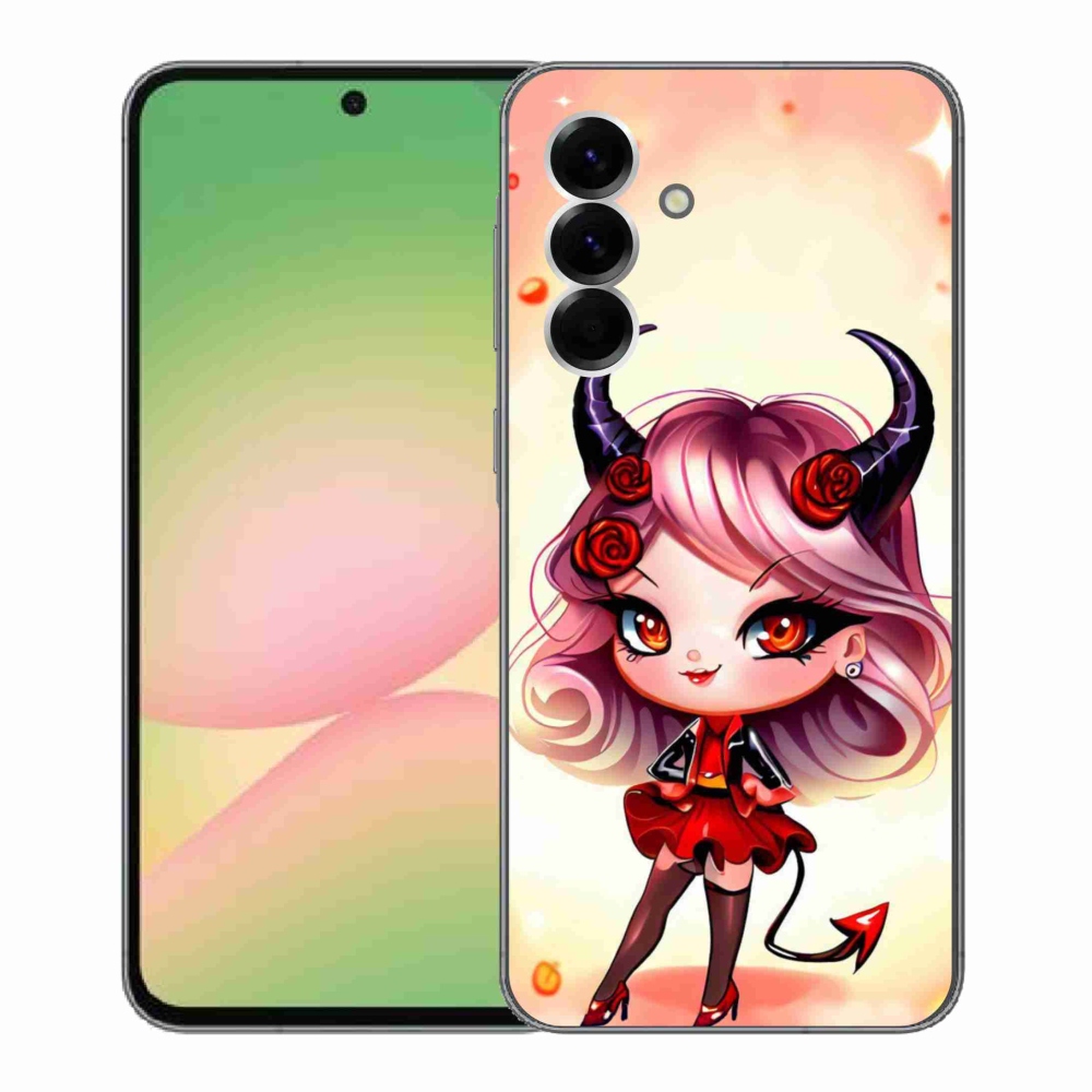 Gelový kryt mmCase na Samsung Galaxy A56 5G - kreslená čertice