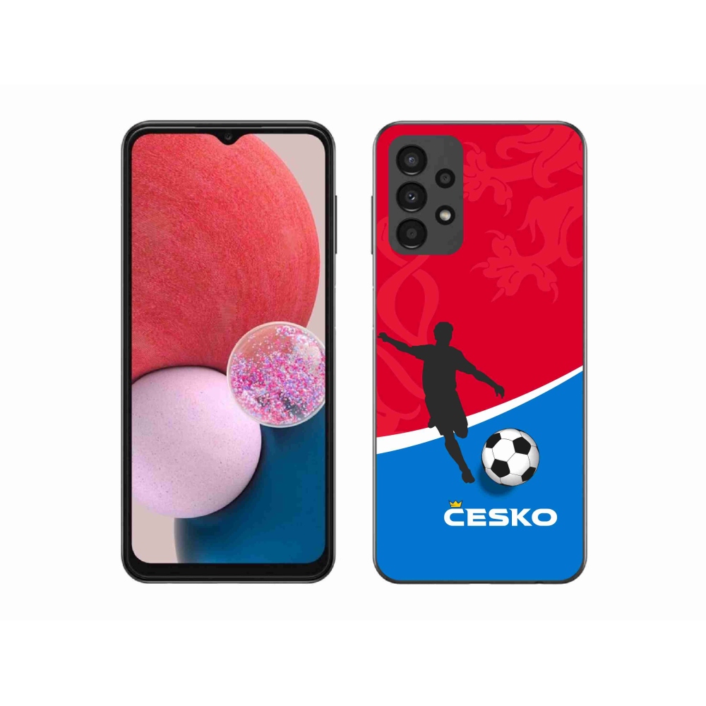Gelový kryt mmCase na Samsung Galaxy A13 4G - fotbal Česko