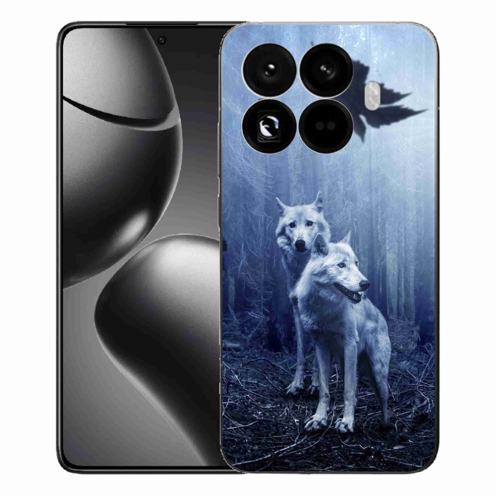 Gelový kryt mmCase na Xiaomi 15T Pro - vlci v lese