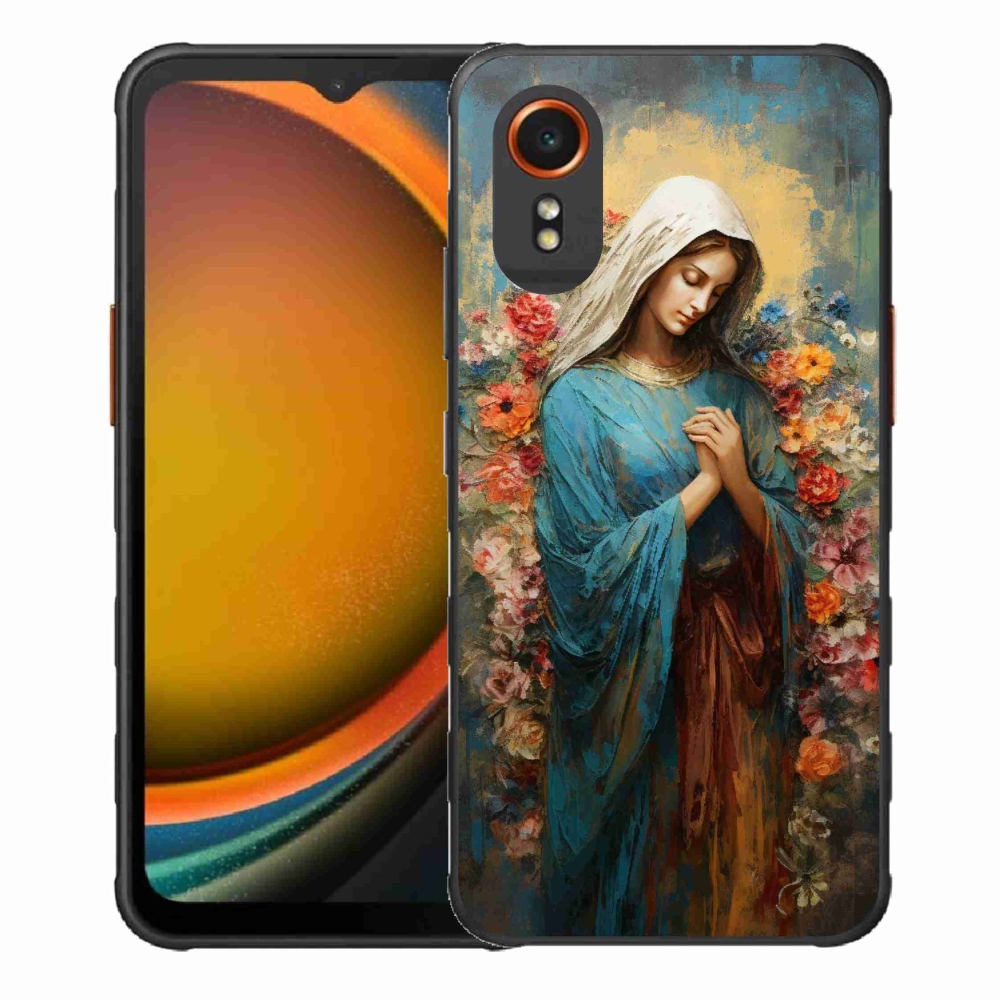 Gelový kryt mmCase na Samsung Galaxy Xcover 7 - svatá žena