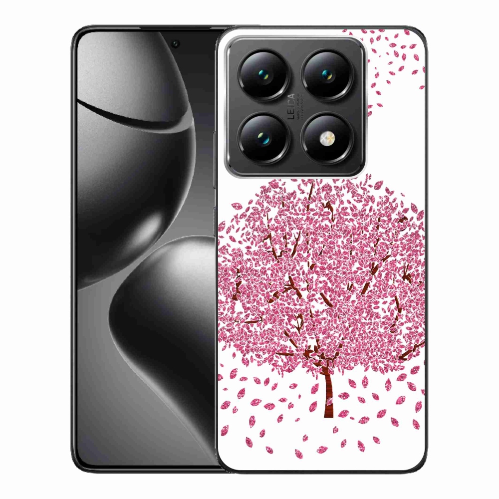 Gelový kryt mmCase na Xiaomi 14T Pro - kreslený strom s listy