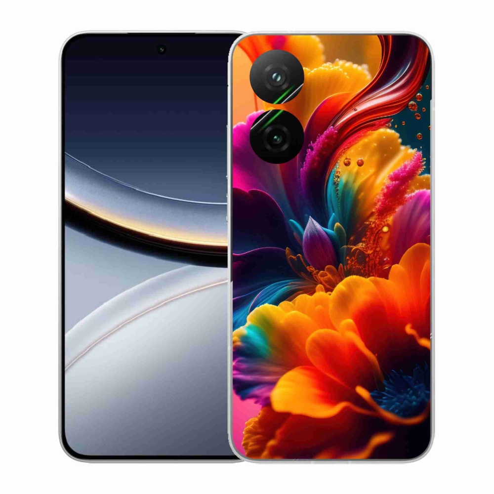 Gelový kryt mmCase na Xiaomi Poco F7 5G - abstraktní motiv 2
