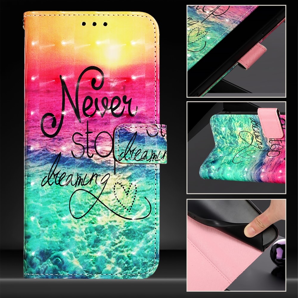 Patte knížkové pouzdro na Samsung Galaxy M55 5G - nepřestávej snít