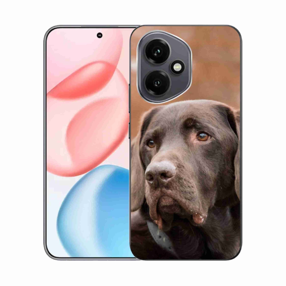 Gelový kryt mmCase na Honor 400 - hnědý labrador