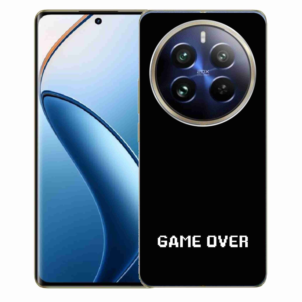Gelový kryt mmCase na Realme 12 Pro 5G/12 Pro+ 5G - game over černé pozadí