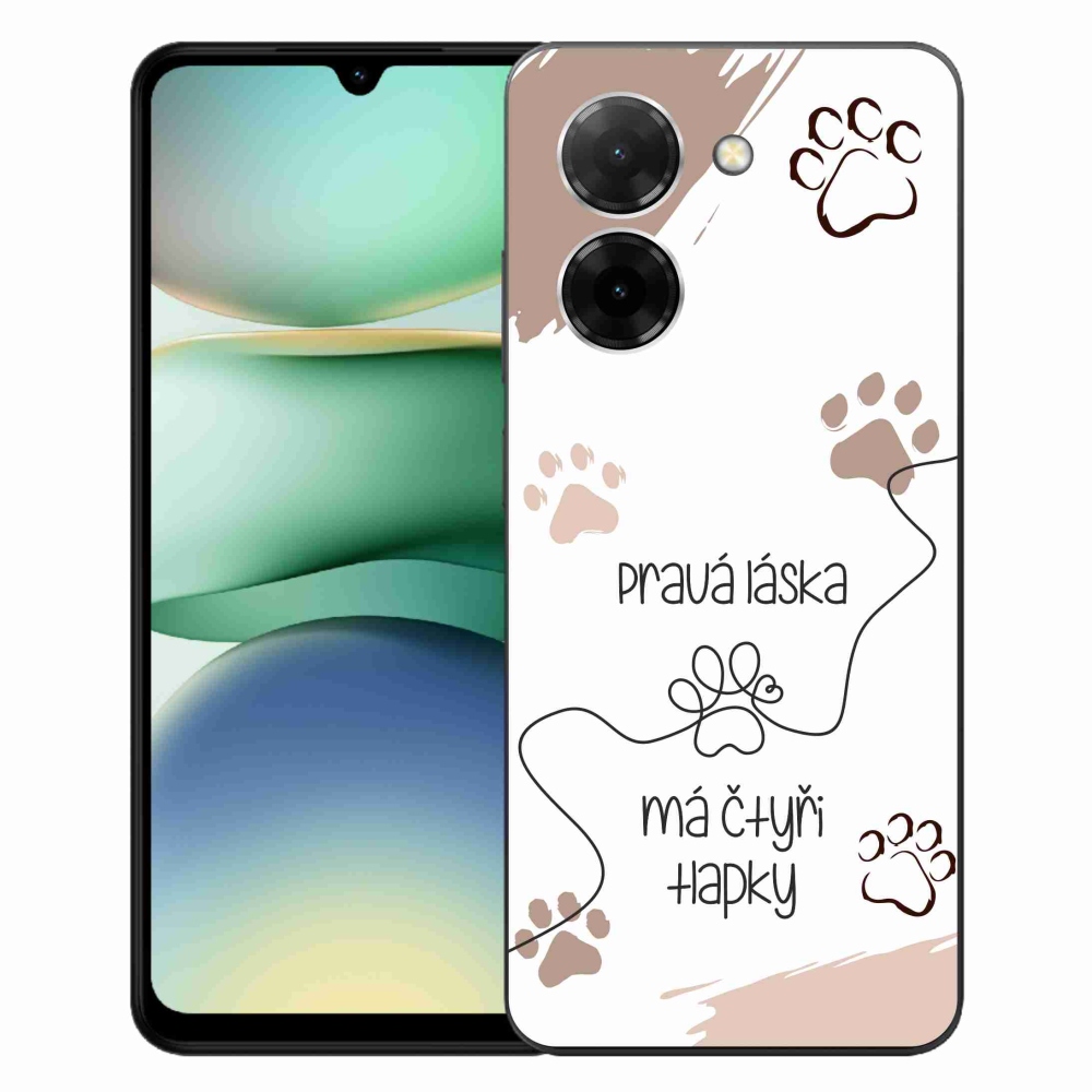 Gelový kryt mmCase na Xiaomi Redmi A5 (173.45x79.35x8.45mm) - psí motiv 1 bílé pozadí