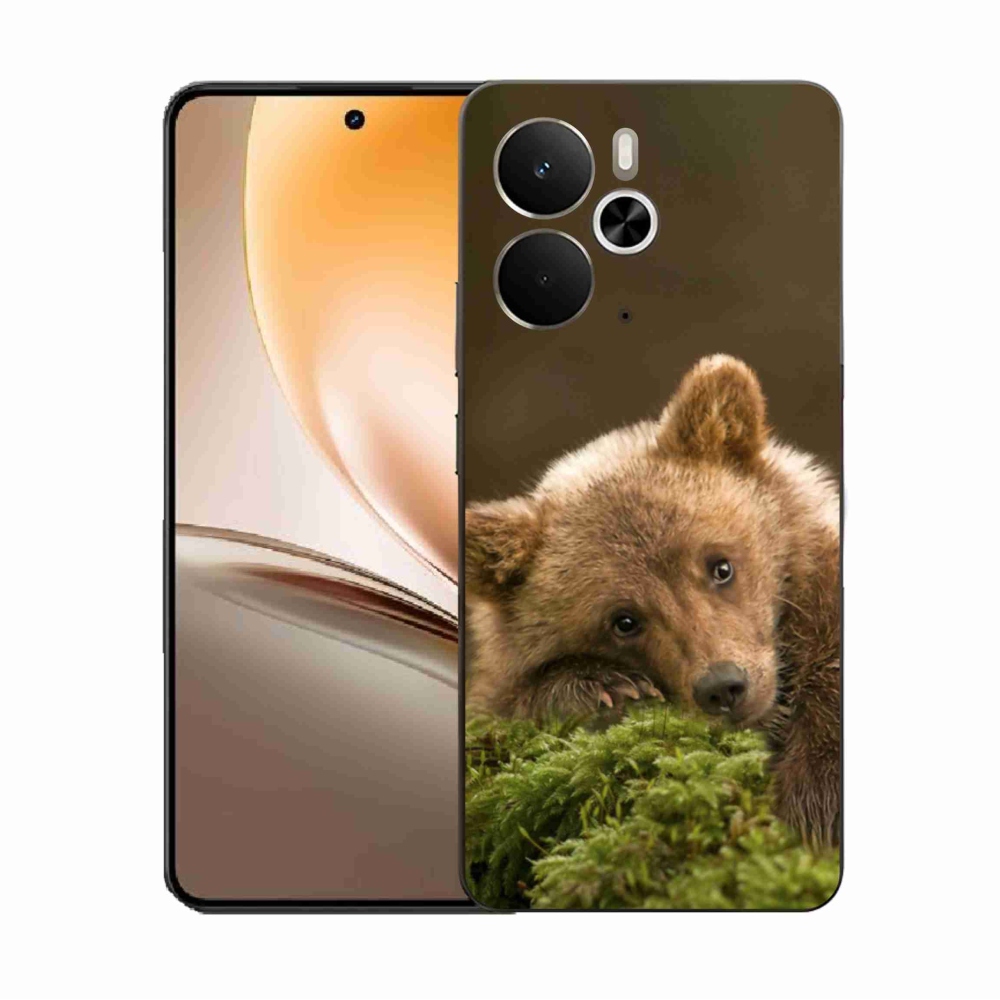 Gelový kryt mmCase na Realme 14 5G - medvěd