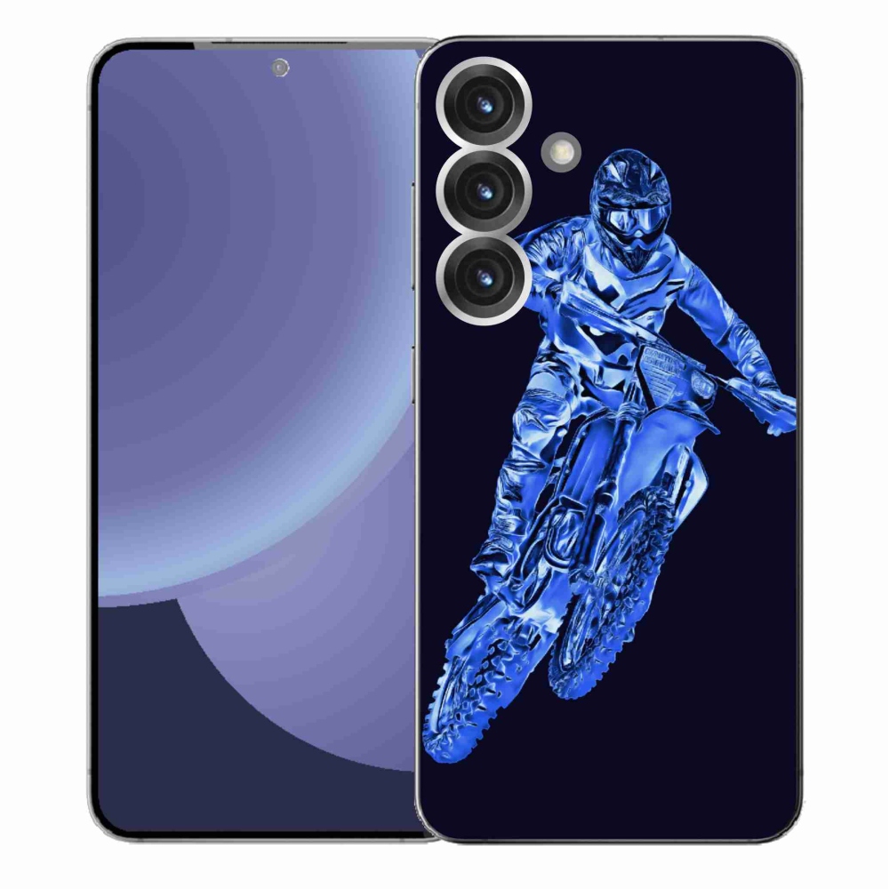 Gelový kryt mmCase na Samsung Galaxy S25+ - motocross 1