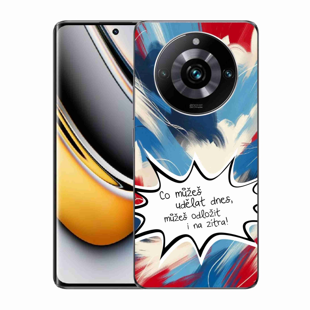 Gelový kryt mmCase na Realme 11 Pro/11 Pro+ - vtipný text 9 bílé pozadí
