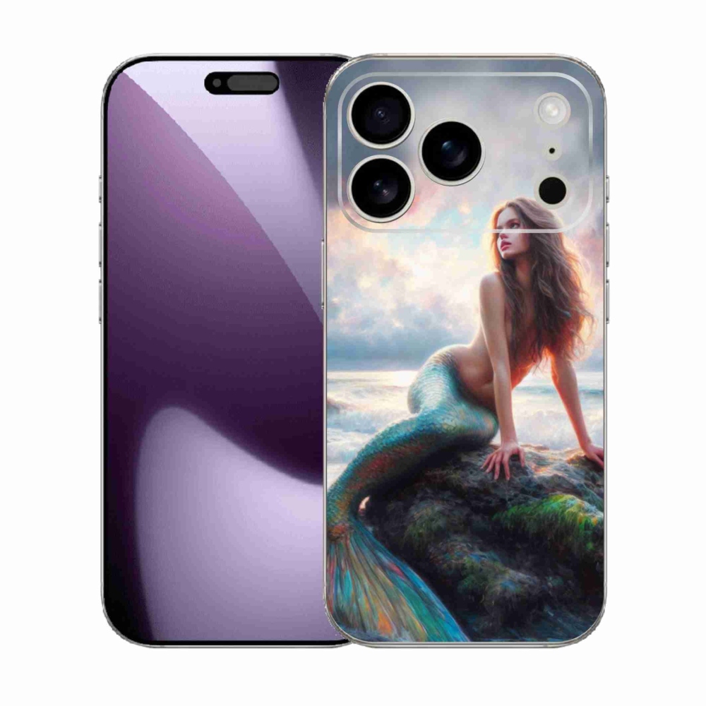 Gelový kryt mmCase na iPhone 17 Pro - mořská panna
