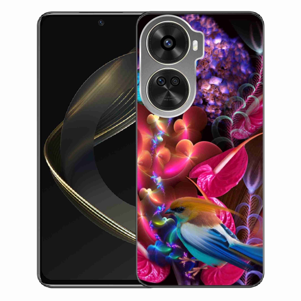 Gelový kryt mmCase na Huawei Nova 12 SE - barevné květiny
