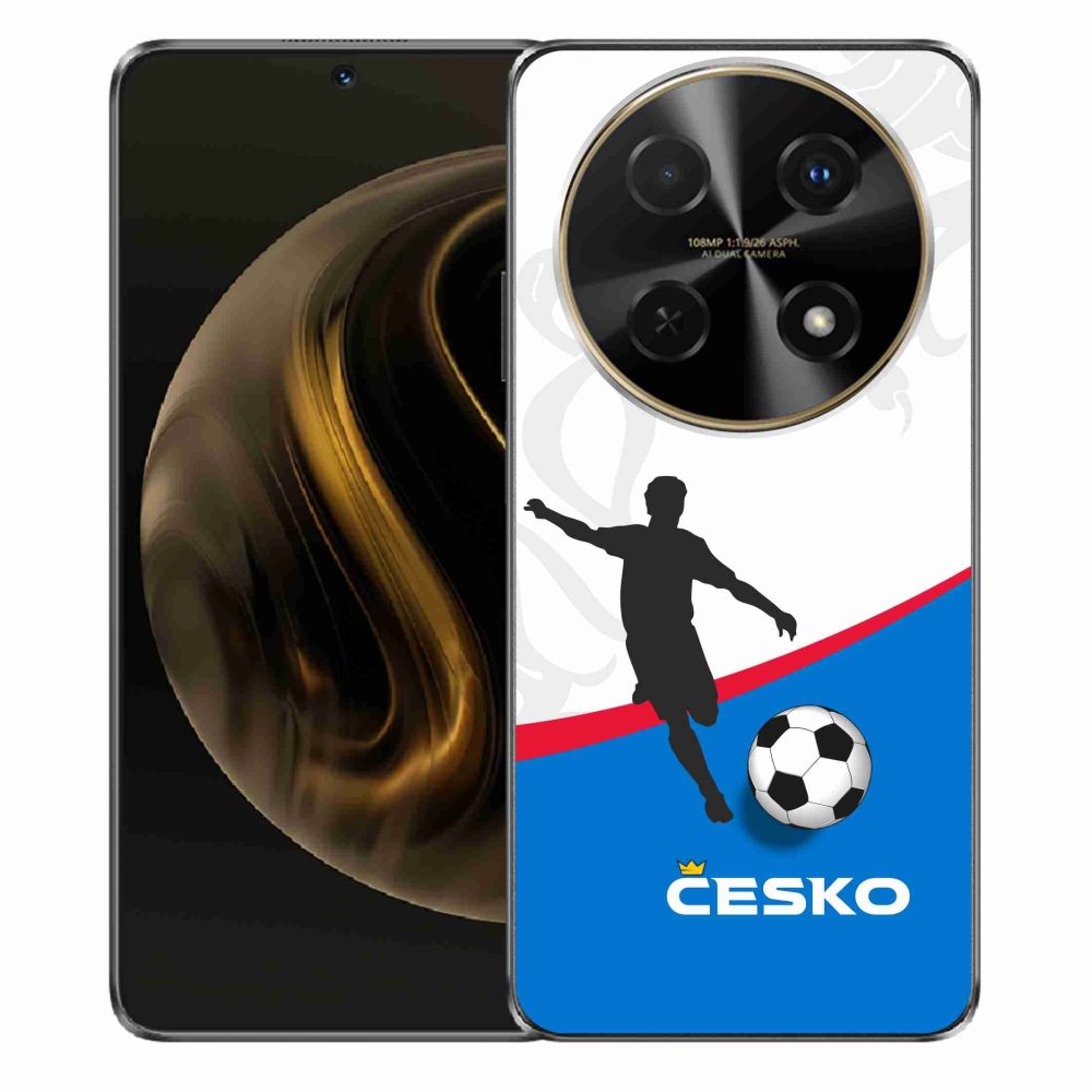 Gelový kryt mmCase na Huawei Nova 12i - fotbal Česko 1