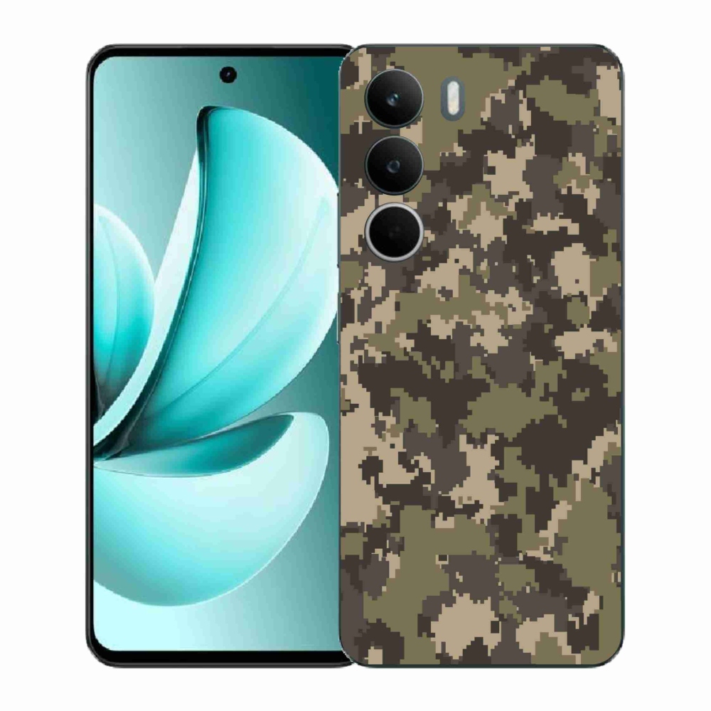 Gelový kryt mmCase na Realme C71 - maskáčový vzor 12