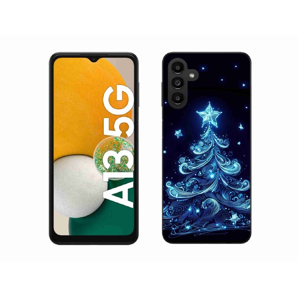Gelový kryt mmCase na Samsung Galaxy A13 5G - neonový vánoční stromek 4