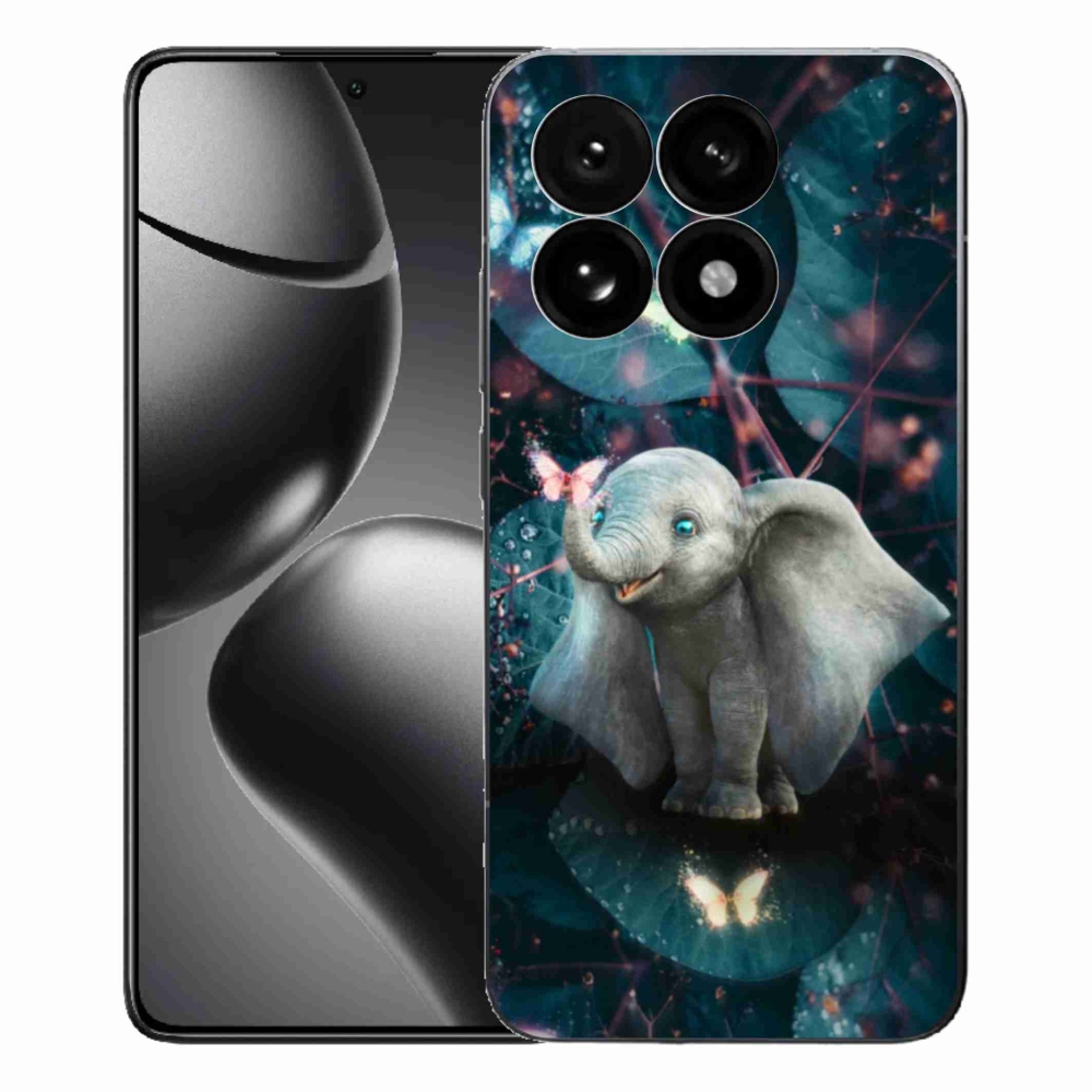 Gelový kryt mmCase na Xiaomi 15T - roztomilý slon
