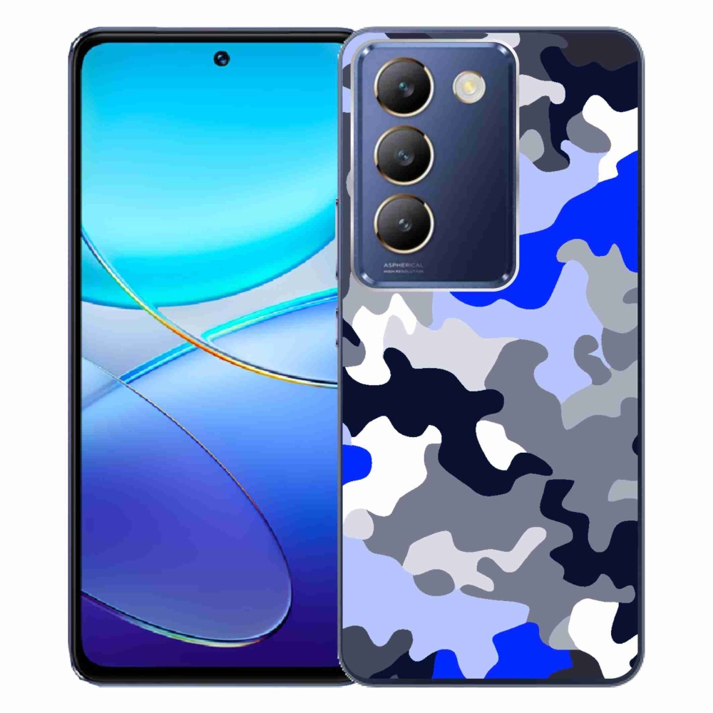 Gelový kryt mmCase na Vivo V40 SE 4G/5G - maskáčový vzor 8