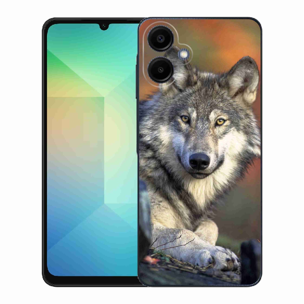 Gelový kryt mmCase na Samsung Galaxy A06 4G - vlk