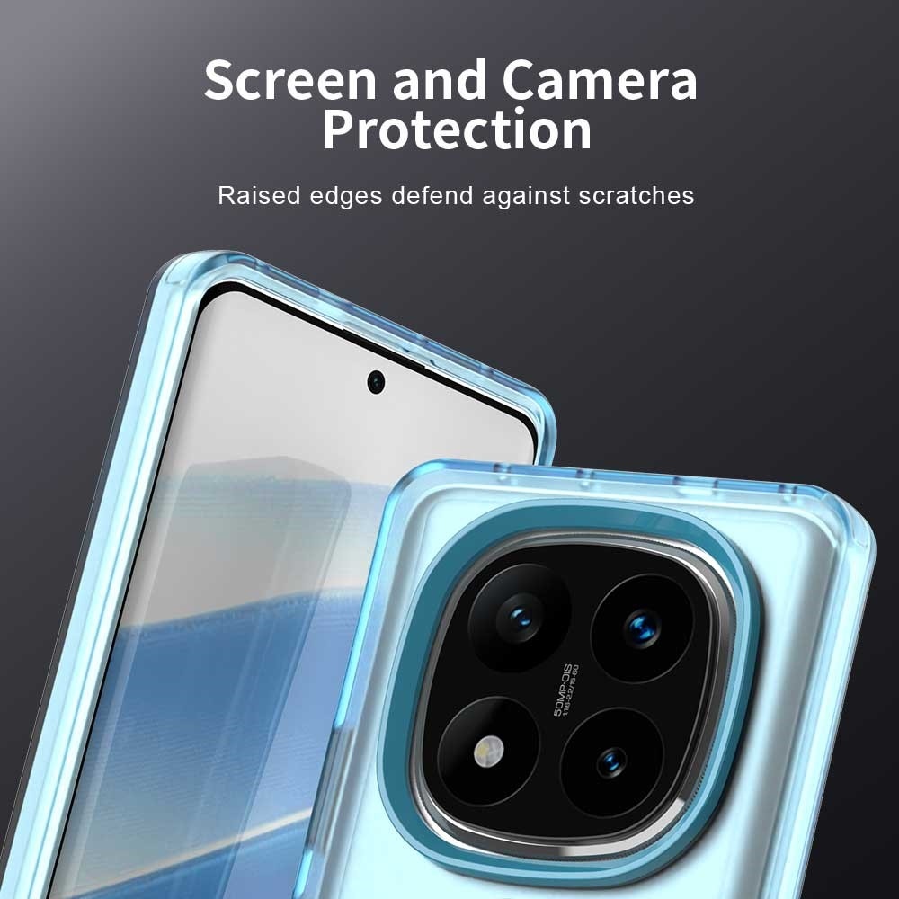 Candy gelový obal s MagSafe na Xiaomi Redmi Note 14 Pro - modrý