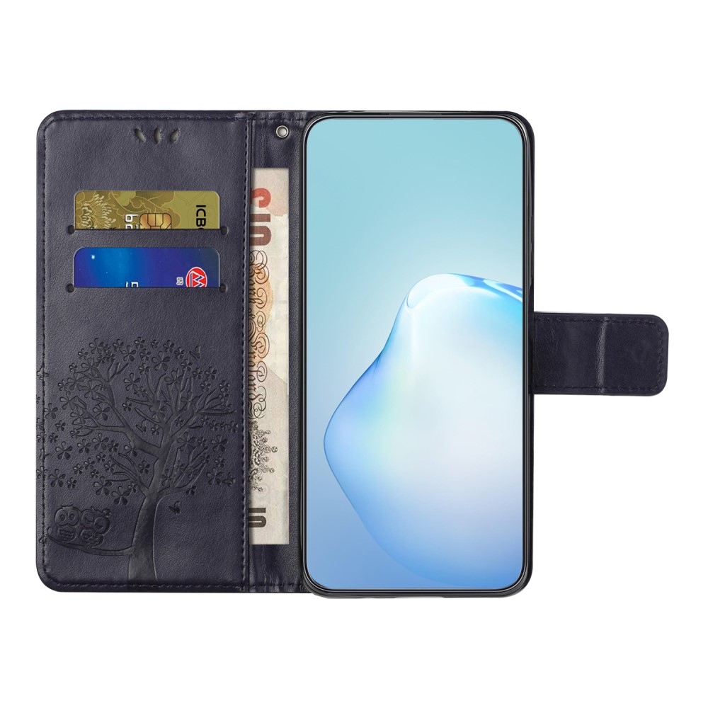 Tree knížkové pouzdro na Samsung Galaxy A35 5G - tmavěfialové