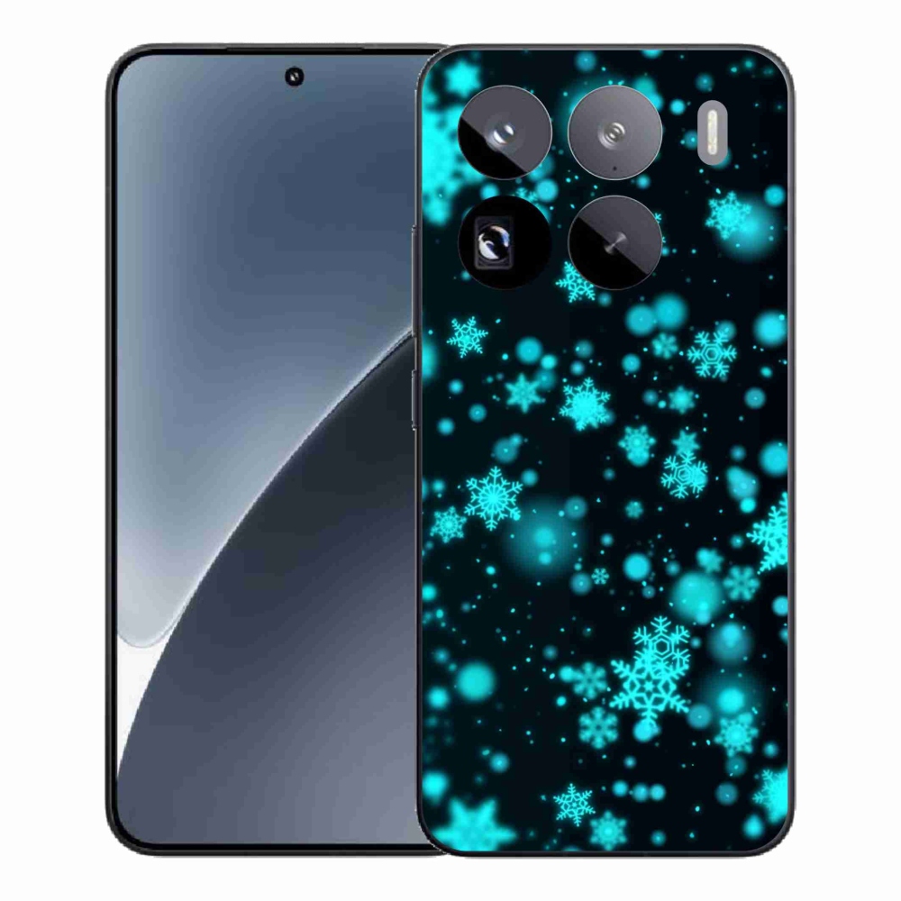 Gelový kryt mmCase na Xiaomi 15 Pro - sněhové vločky 1