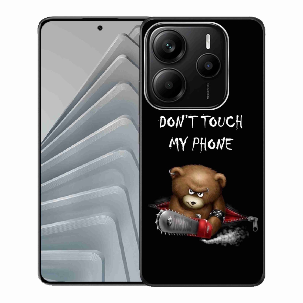 Gelový kryt mmCase na Xiaomi Redmi Note 14 5G - nesahej na telefon
