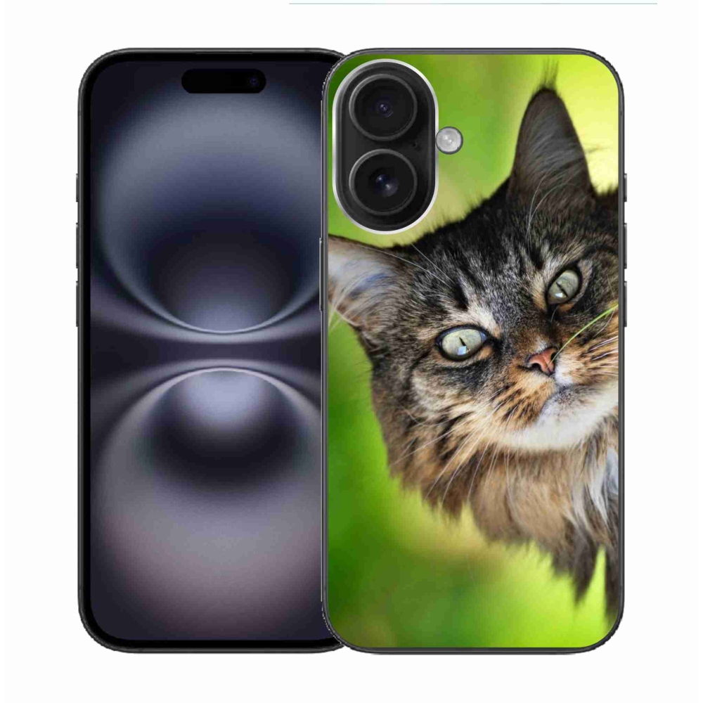 Gelový kryt mmCase na iPhone 16 - kočka 3
