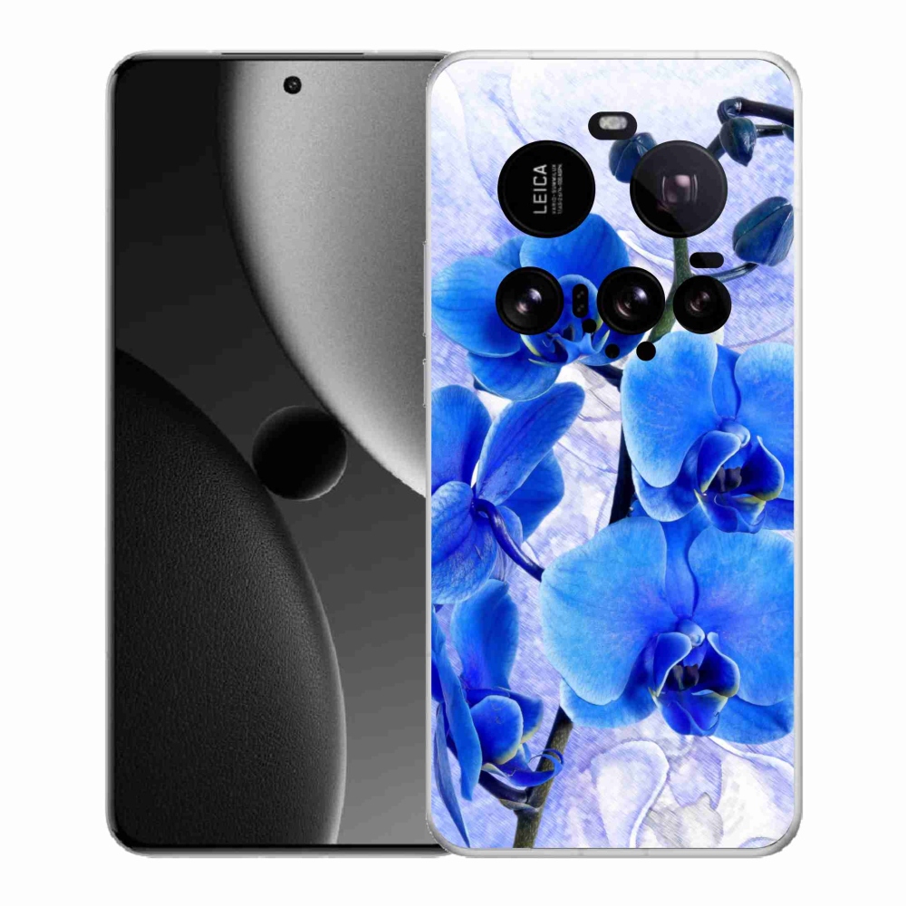 Gelový kryt mmCase na Xiaomi 15 Ultra - modré květy