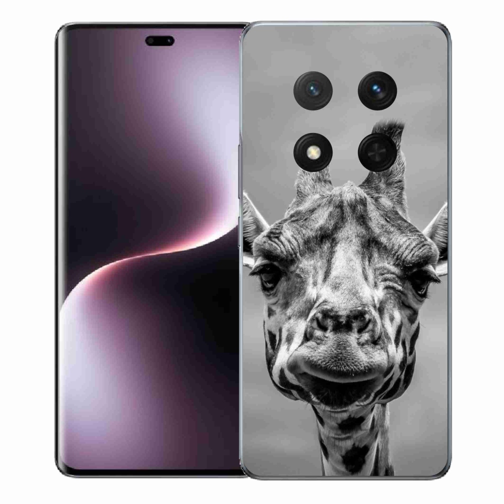 Gelový kryt mmCase na Honor Magic 7 Lite 5G - černobílá žirafa