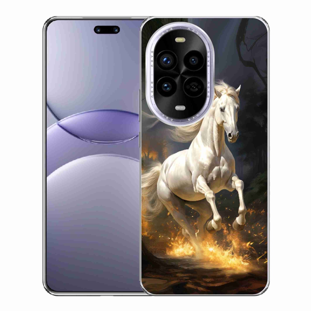 Gelový kryt mmCase na Huawei Nova 13 Pro 5G - bílý kůň 2