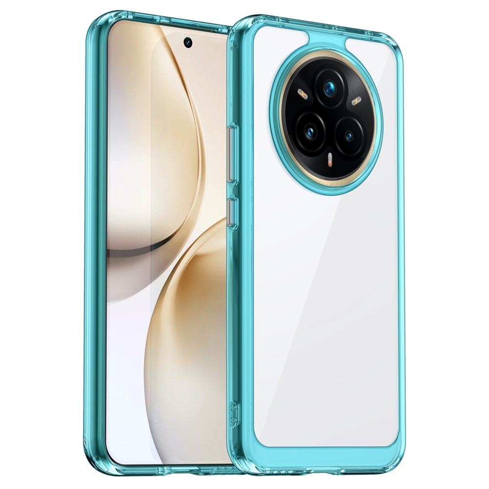 Gelový obal s pevnými zády na Realme 14 Pro+ 5G - světlemodrý