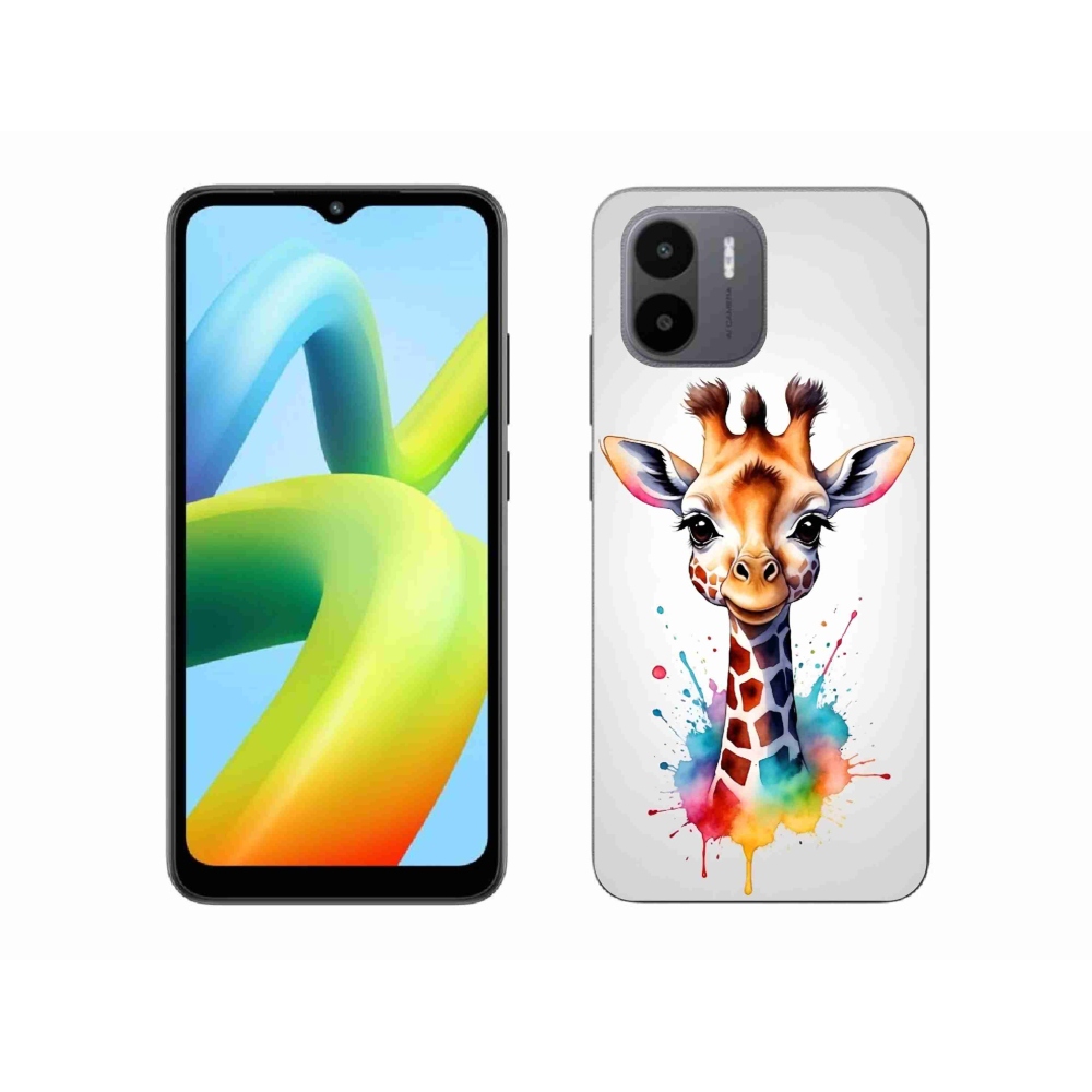 Gelový kryt mmCase na Xiaomi Redmi A1/Redmi A2 - žirafa 1