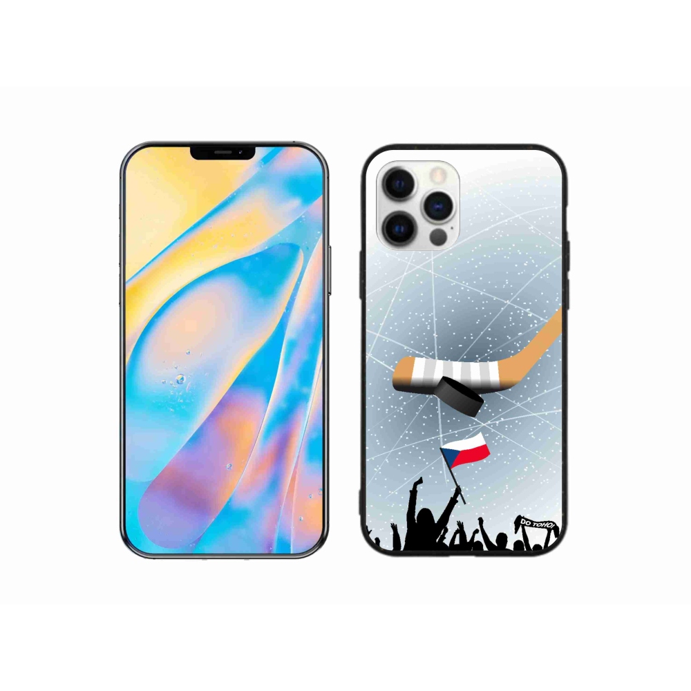 Gelový kryt mmCase na iPhone 12 - fanoušci hokeje