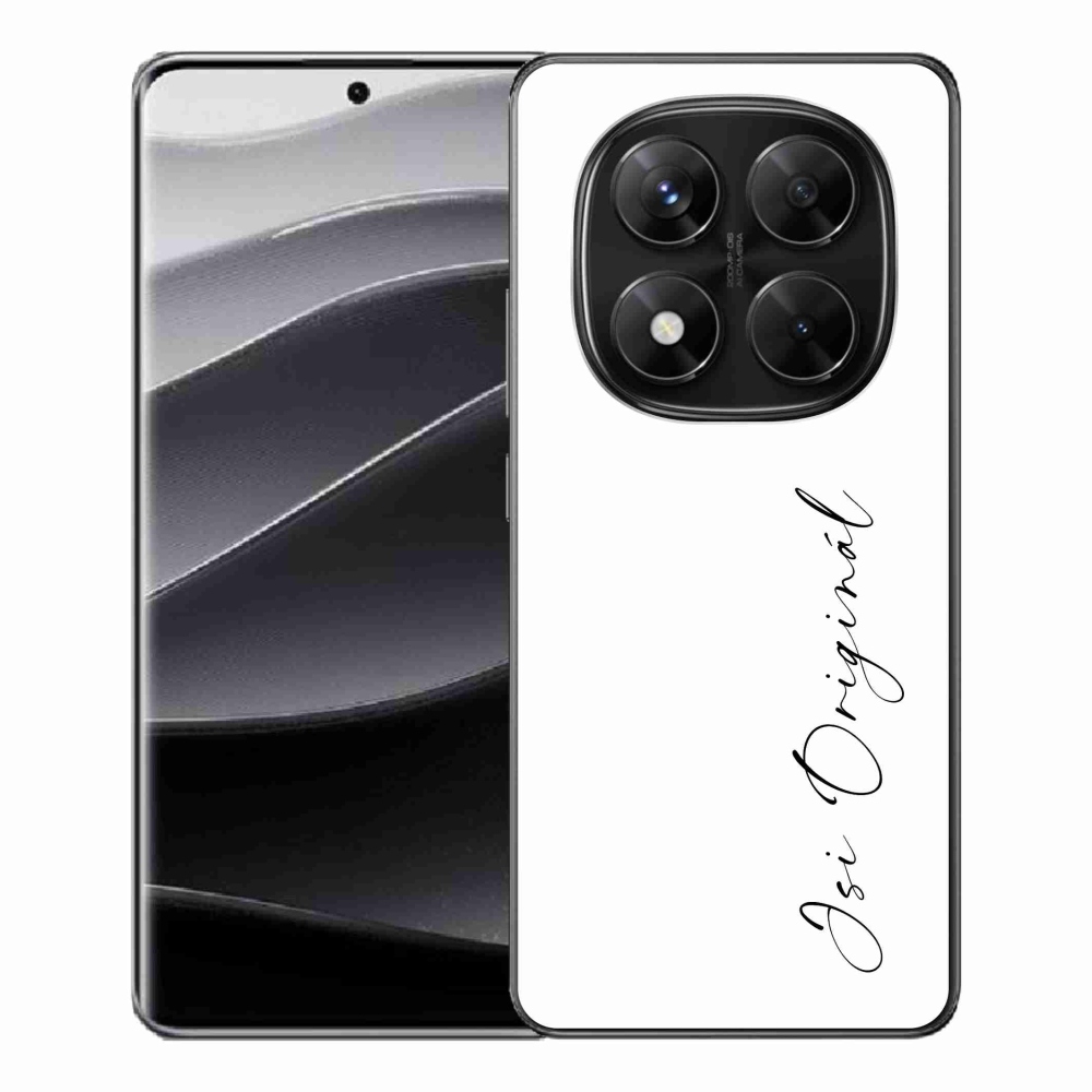 Gelový kryt mmCase na Xiaomi Redmi Note 14 Pro 5G/Poco X7 5G - jsi originál bílé pozadí