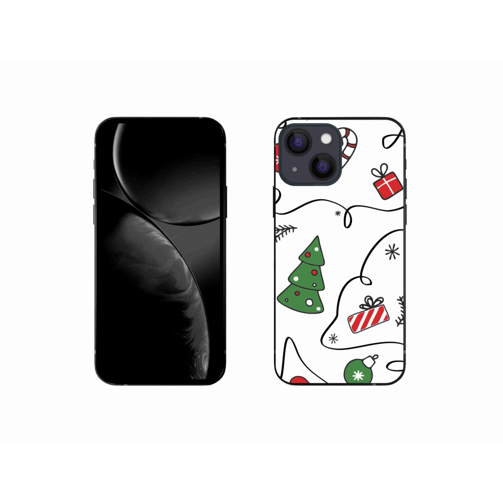 Gelový kryt mmCase na iPhone 13 mini 5.4 - vánoční motivy