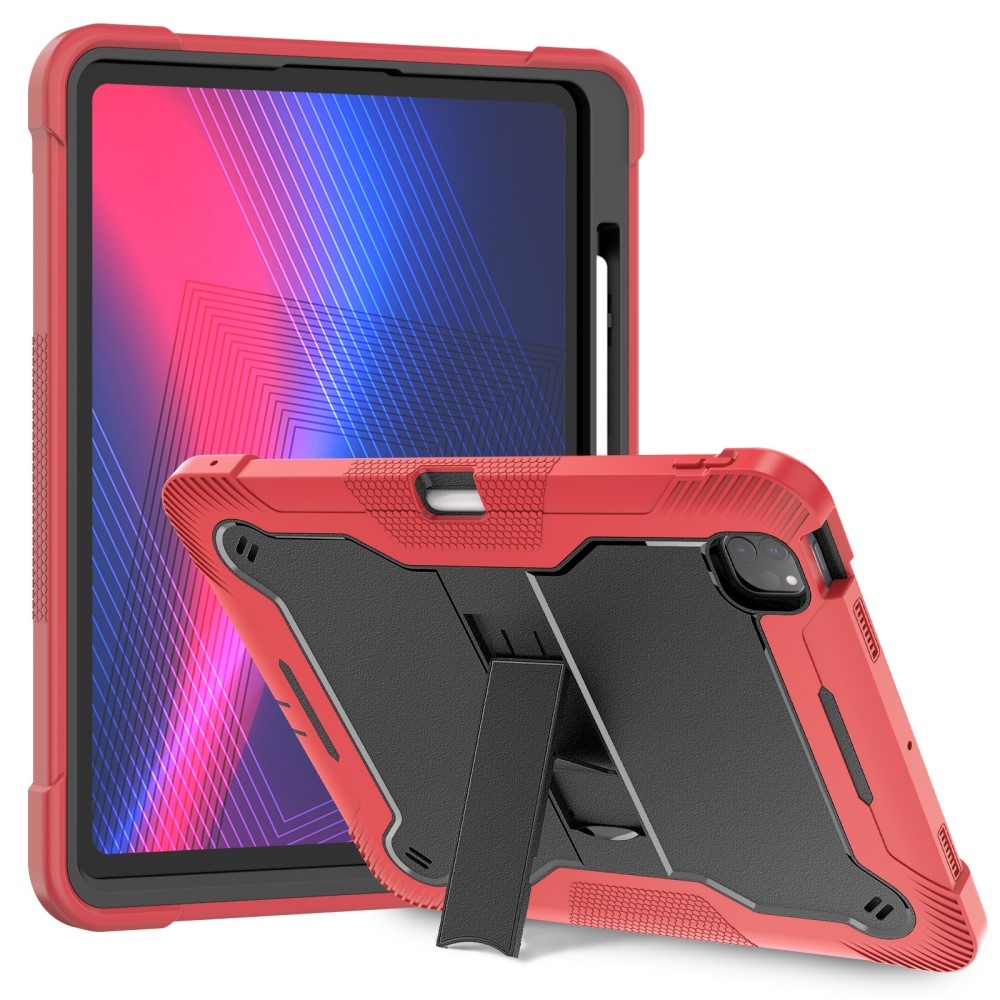 Kick odolný hybridní obal na iPad Pro 13 (2024) - černý/červený