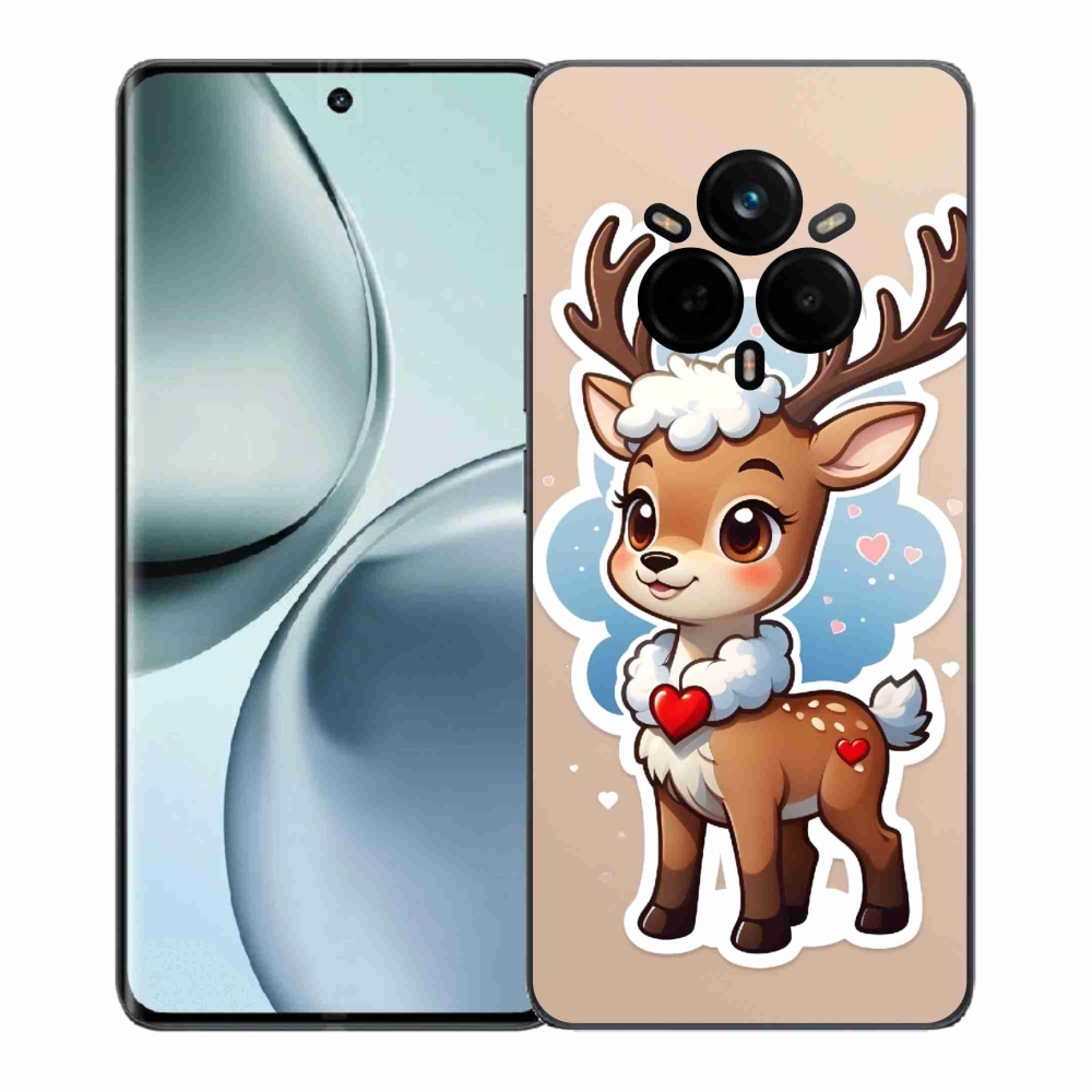 Gelový kryt mmCase na Realme 14 Pro+ 5G - kreslený sob