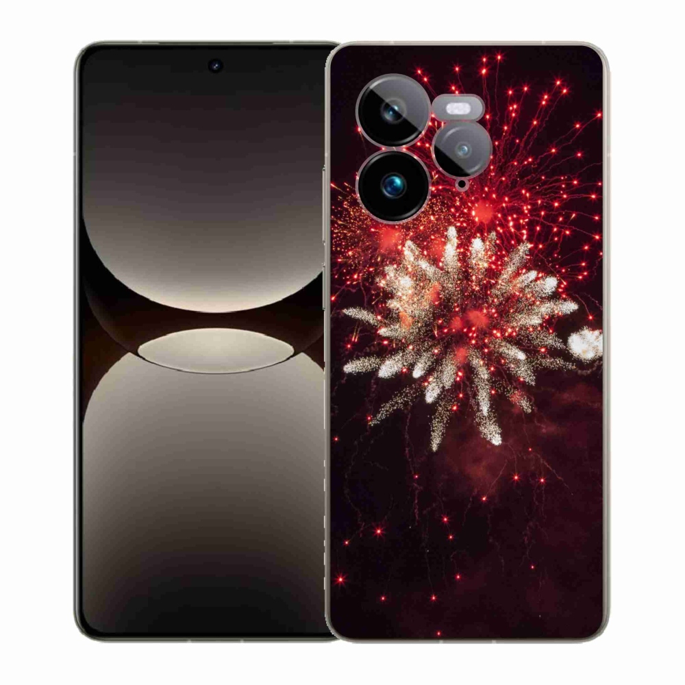 Gelový kryt mmCase na Realme GT 7 Pro 5G - ohňostroj