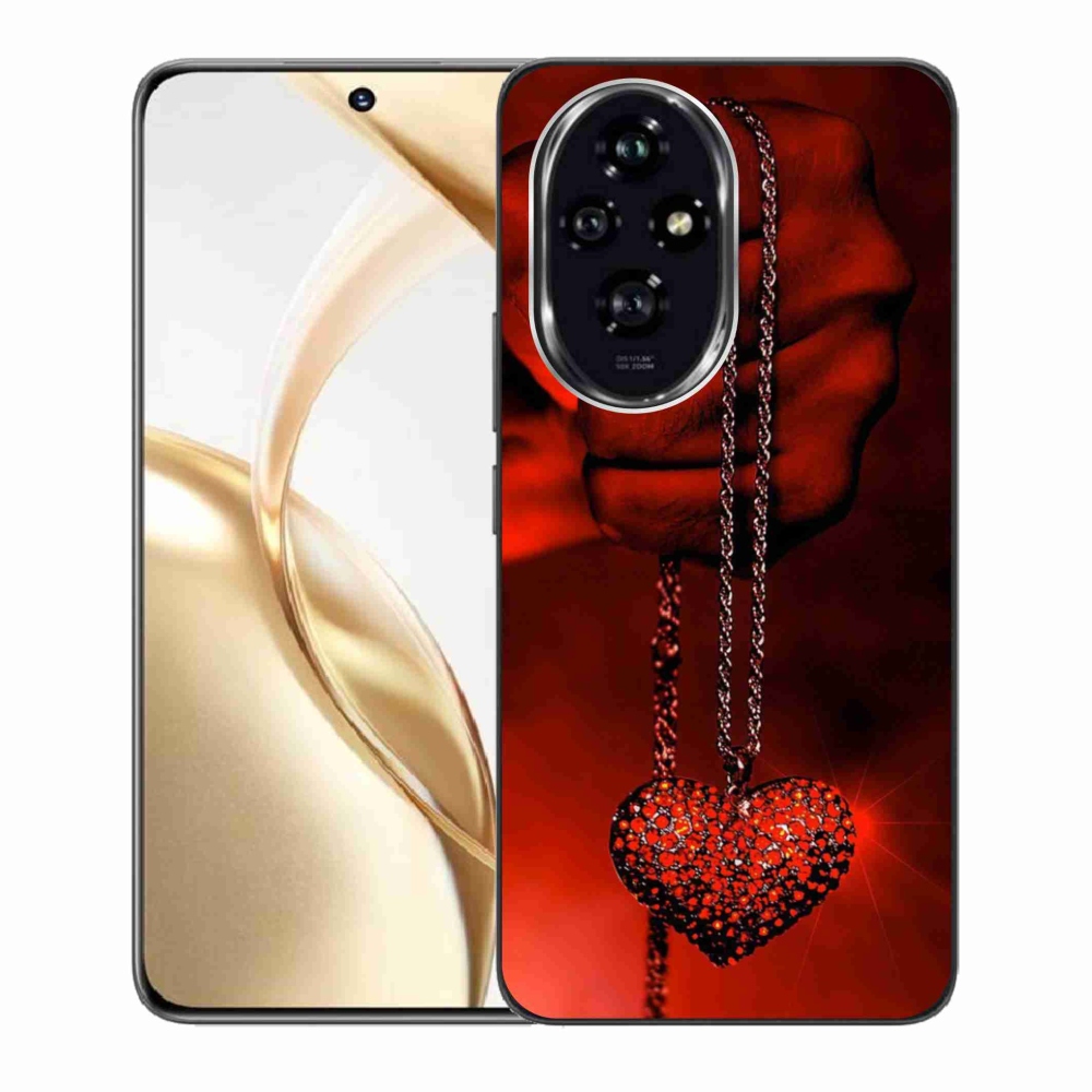 Gelový kryt mmCase na Honor 200 5G - náhrdelník