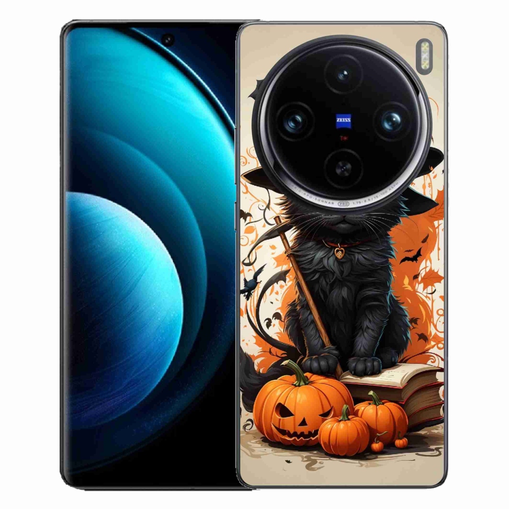 Gelový kryt mmCase na Vivo X100 Pro 5G - kocour čaroděj