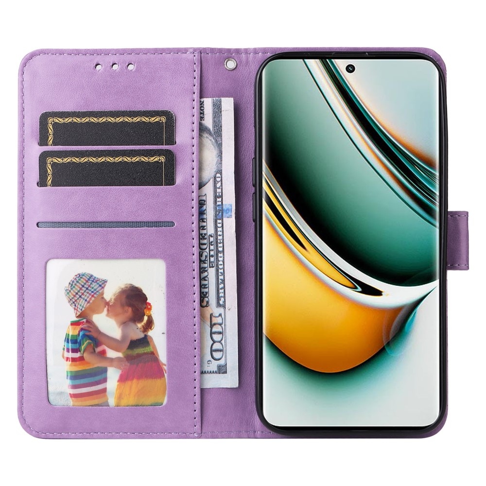Sunflower knížkové pouzdro na Realme 11 Pro 5G/11 Pro+ 5G - fialové