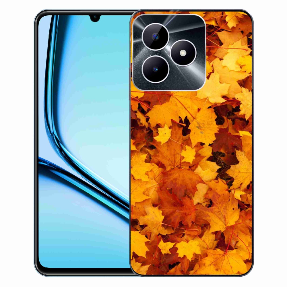 Gelový kryt mmCase na Realme Note 50 - javorové listy