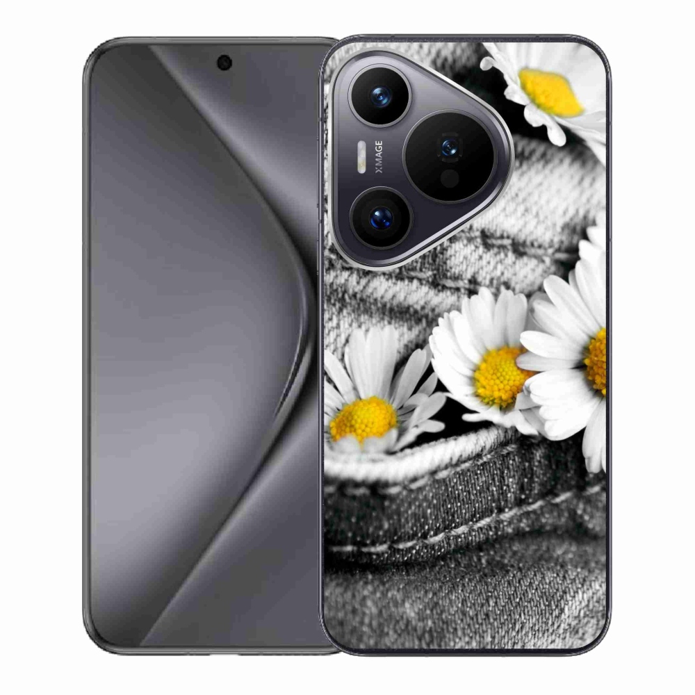 Gelový obal mmCase na Huawei Pura 70 - kopretiny
