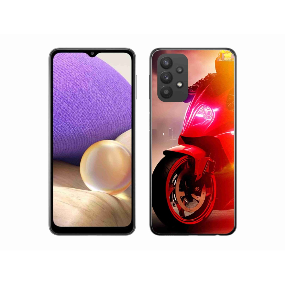 Gelový kryt mmCase na Samsung Galaxy A32 5G - motorka