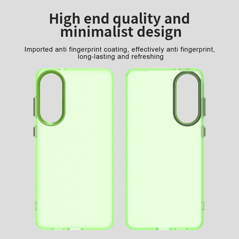 Candys matný gelový obal na Samsung Galaxy S25 Edge - zelený