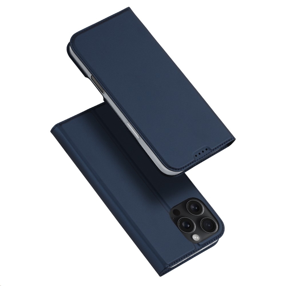 DUX knížkové pouzdro na iPhone 16 Pro - tmavěmodré