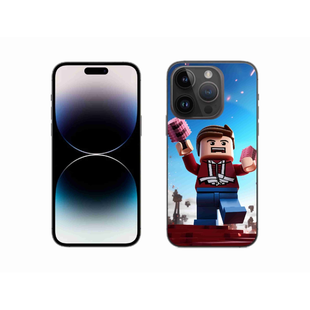 Gelový kryt mmCase na iPhone 14 Pro 6.1 - roblox 2