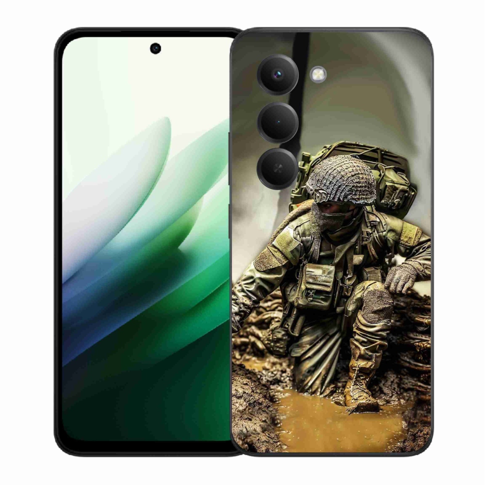 Gelový kryt mmCase na Xiaomi Redmi 15 5G (169mm) - voják