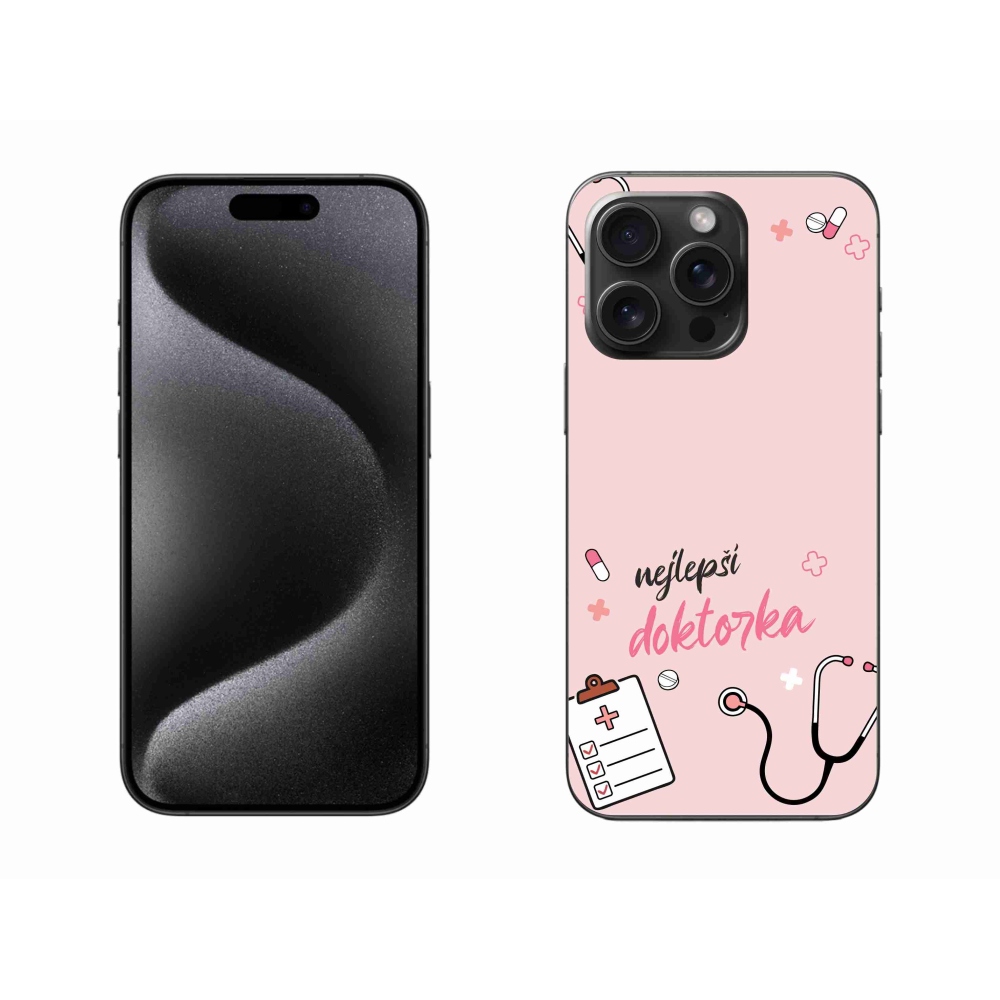 Gelový kryt mmCase na iPhone 15 Pro Max - nejlepší doktorka