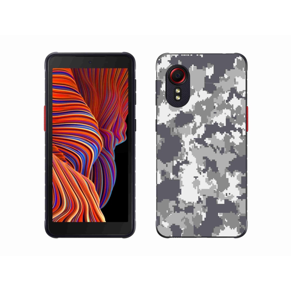 Gelový kryt mmCase na Samsung Galaxy Xcover 5 - maskáčový vzor 2