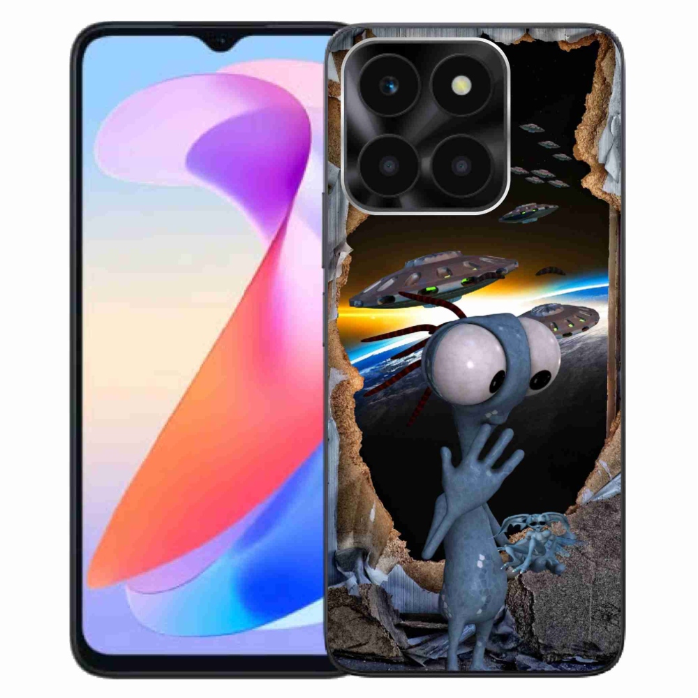 Gelový kryt mmCase na Honor X6a - mimozemšťan